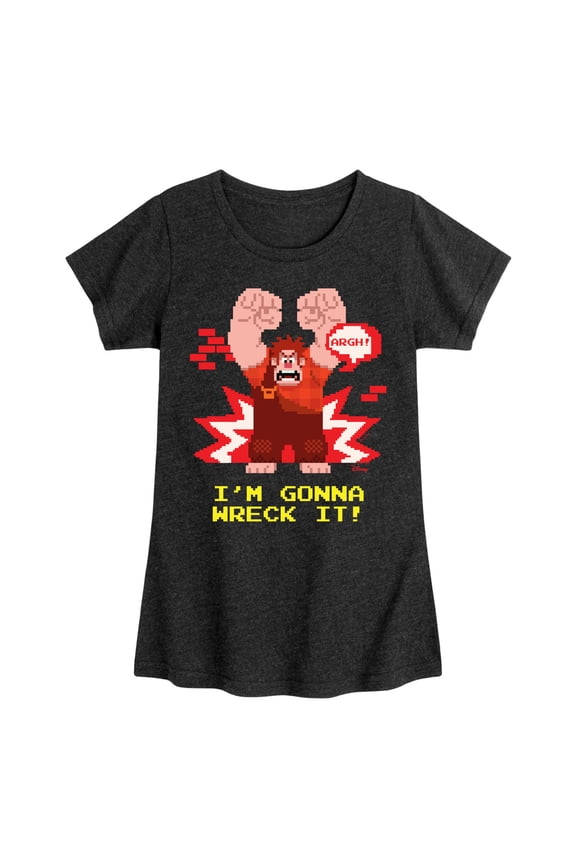 Wreck It Ralph - I'm Gonna Wreck It - Toddler & Youth Girls Short Sleeve Graphic T-Shirt