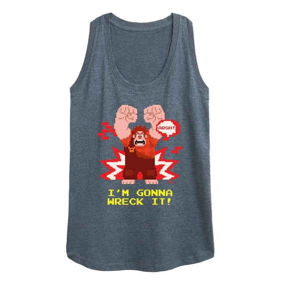 Disney Wreck It Ralph - I'm Gonna Wreck It - Women's Racerback Tank Top