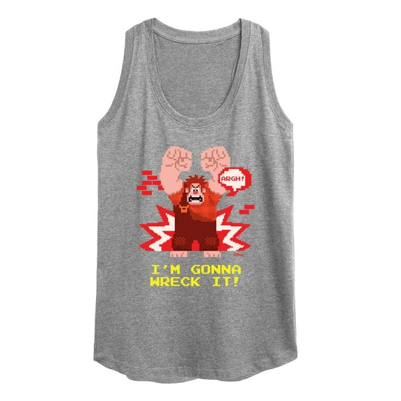Disney Wreck It Ralph - I'm Gonna Wreck It - Women's Racerback Tank Top
