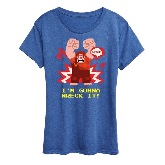Disney Wreck It Ralph - I'm Gonna Wreck It - Women's Short Sleeve Graphic T-Shirt