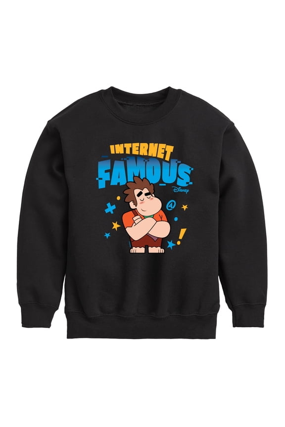 Wreck It Ralph - Internet Famous - Toddler & Youth Crewneck Fleece Sweatshirt