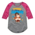 thumbnail image 1 of Disney Wreck It Ralph - Internet Famous - Toddler & Youth Girls Raglan Graphic T-Shirt, 1 of 4