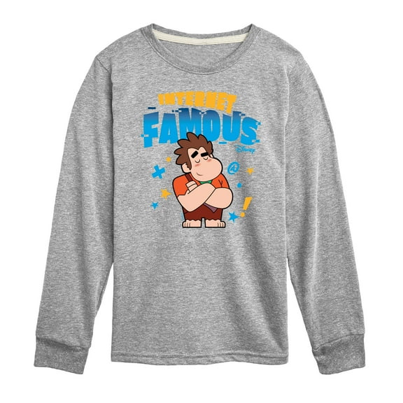 Disney Wreck It Ralph - Internet Famous - Toddler & Youth Long Sleeve Graphic T-Shirt