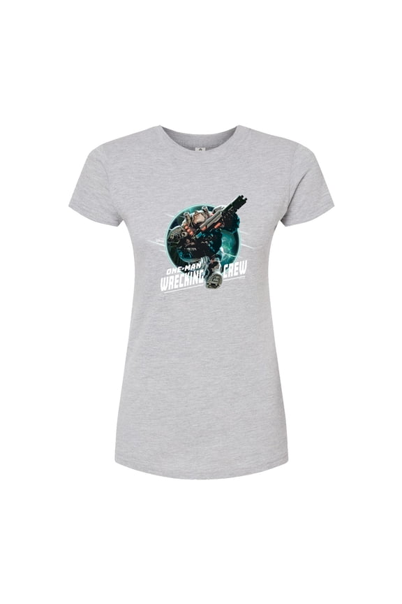 Wreck It Ralph - One Man Wrecking Crew - Juniors Fitted Graphic T-Shirt