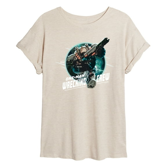 Disney Wreck It Ralph - One Man Wrecking Crew - Women's Oversized T-Shirt