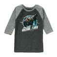 thumbnail image 1 of Disney Wreck It Ralph - One-Man Wrecking Crew - Toddler & Youth Raglan Graphic T-Shirt, 1 of 1