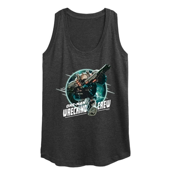 Disney Wreck It Ralph - One Man Wrecking Crew - Women's Racerback Tank Top