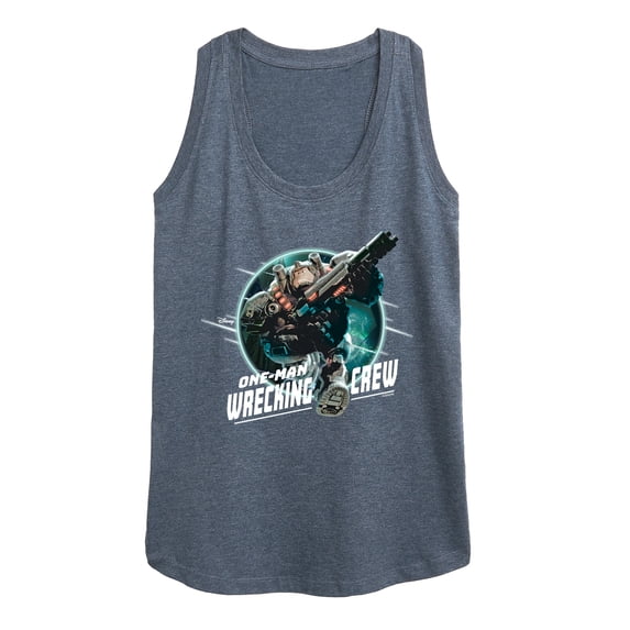 Disney Wreck It Ralph - One Man Wrecking Crew - Women's Racerback Tank Top