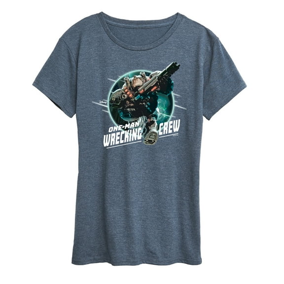 Disney Wreck It Ralph - One Man Wrecking Crew - Women's Short Sleeve Graphic T-Shirt