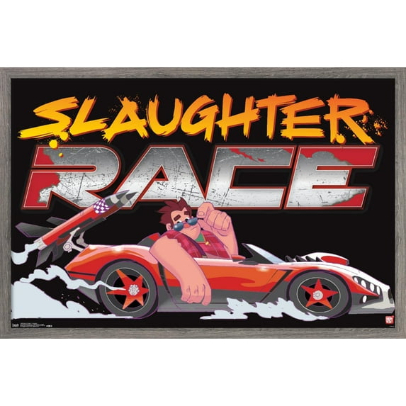 Disney Wreck It Ralph: Ralph Breaks The Internet - Slaughter Wall Poster, 14.725" x 22.375", Framed