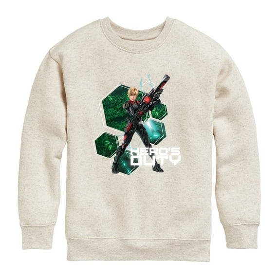 Disney Wreck It Ralph - Sergeant Tammy Hero's Duty - Toddler & Youth Crewneck Fleece Sweatshirt