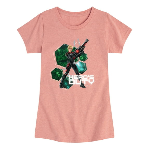 Disney Wreck It Ralph - Sergeant Tammy Hero's Duty - Toddler & Youth Girls Short Sleeve Graphic T-Shirt