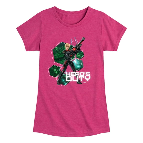 Disney Wreck It Ralph - Sergeant Tammy Hero's Duty - Toddler & Youth Girls Short Sleeve Graphic T-Shirt