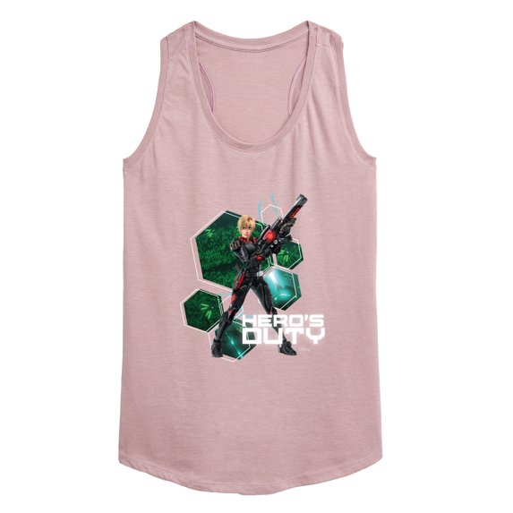 Disney Wreck It Ralph - Sergeant Tammy Hero's Duty - Women's Racerback Tank Top