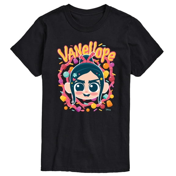 Disney Wreck It Ralph - Vanellope & Candy - Men's Short Sleeve Graphic T-Shirt