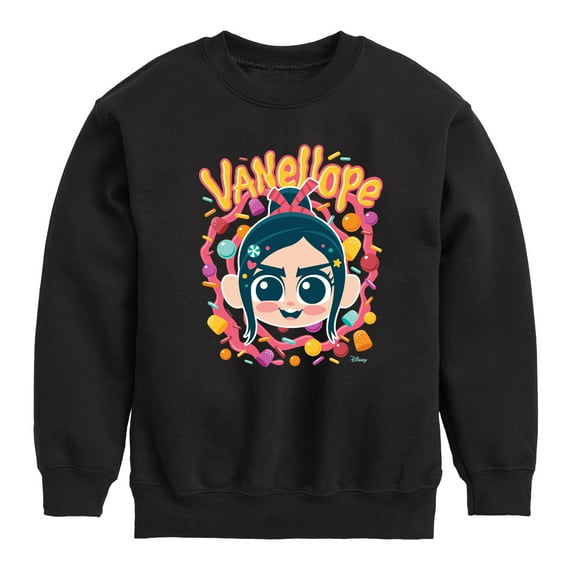 Disney Wreck It Ralph - Vanellope & Candy - Toddler & Youth Crewneck Fleece Sweatshirt