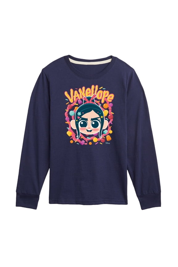 Wreck It Ralph - Vanellope & Candy - Toddler & Youth Long Sleeve Graphic T-Shirt