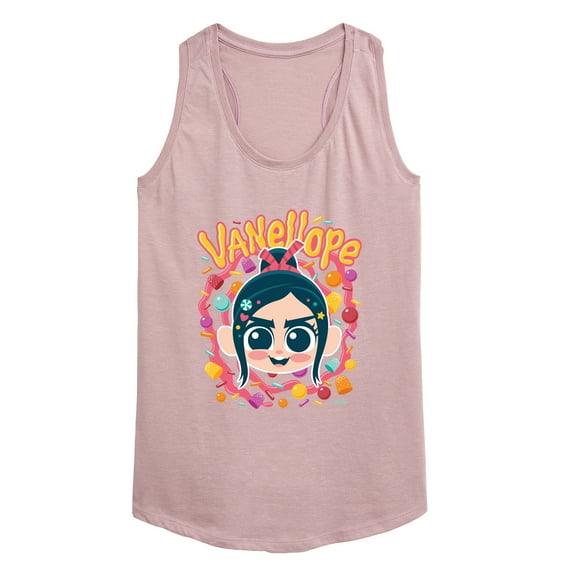 Disney Wreck It Ralph - Vanellope & Candy - Women's Racerback Tank Top