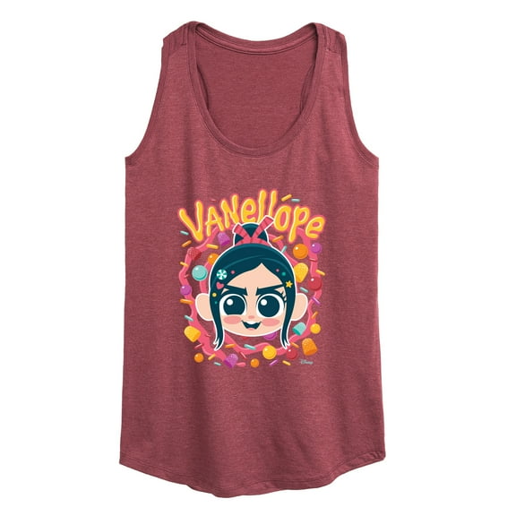 Disney Wreck It Ralph - Vanellope & Candy - Women's Racerback Tank Top