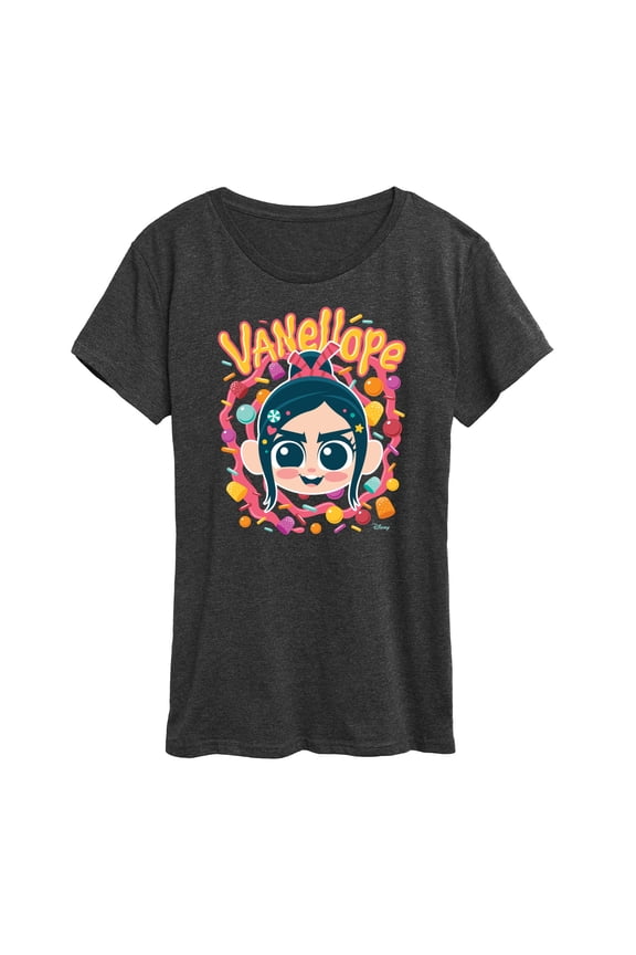 Wreck It Ralph - Vanellope & Candy - Women's Short Sleeve Graphic T-Shirt