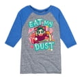 thumbnail image 1 of Disney Wreck It Ralph - Vanellope Eat My Dust - Toddler & Youth Raglan Graphic T-Shirt, 1 of 3