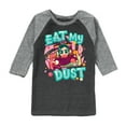 thumbnail image 1 of Disney Wreck It Ralph - Vanellope Eat My Dust - Toddler & Youth Raglan Graphic T-Shirt, 1 of 1