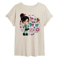 thumbnail image 1 of Disney Wreck It Ralph - Von Sweet & Candy - Women's Oversized T-Shirt, 1 of 4