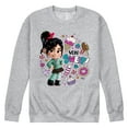 thumbnail image 1 of Disney Wreck It Ralph - Von Sweet & Candy - Men's Crew Neck Fleece Pullover, 1 of 4