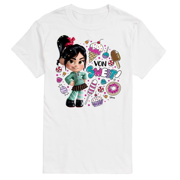 Disney Wreck It Ralph - Von Sweet & Candy - Men's Short Sleeve Graphic T-Shirt