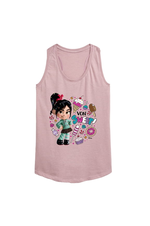 Wreck It Ralph - Von Sweet & Candy - Women's Racerback Tank Top