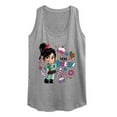 thumbnail image 1 of Disney Wreck It Ralph - Von Sweet & Candy - Women's Racerback Tank Top, 1 of 4