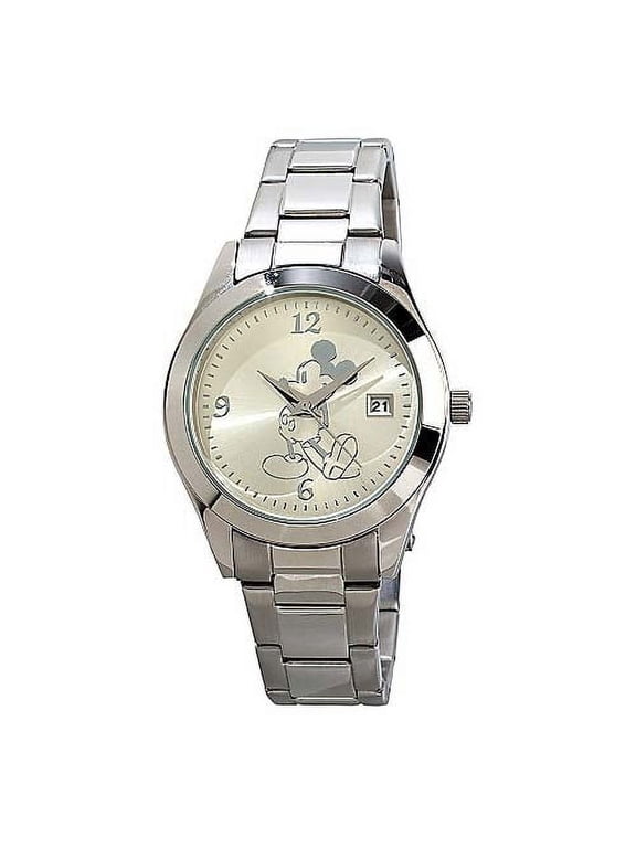Wrist Watch - Mickey Mouse - Silver Metal-Link