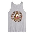 thumbnail image 1 of Disney - Write Your Own Ending Belle Graphic Tank Top, 1 of 3
