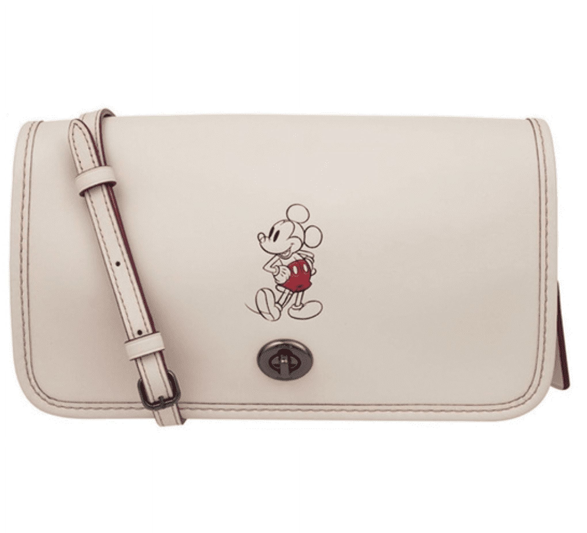 Coach Penny Crossbody in Glove Calf Leather With Mickey