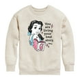 thumbnail image 1 of Disney - You Are Living Your Best Story - Toddler & Youth Crewneck Fleece Sweatshirt, 1 of 5