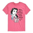 thumbnail image 1 of Disney - You Are Living Your Best Story - Toddler & Youth Short Sleeve Graphic T-Shirt, 1 of 4