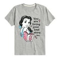 thumbnail image 1 of Disney - You Are Living Your Best Story - Toddler & Youth Short Sleeve Graphic T-Shirt, 1 of 5