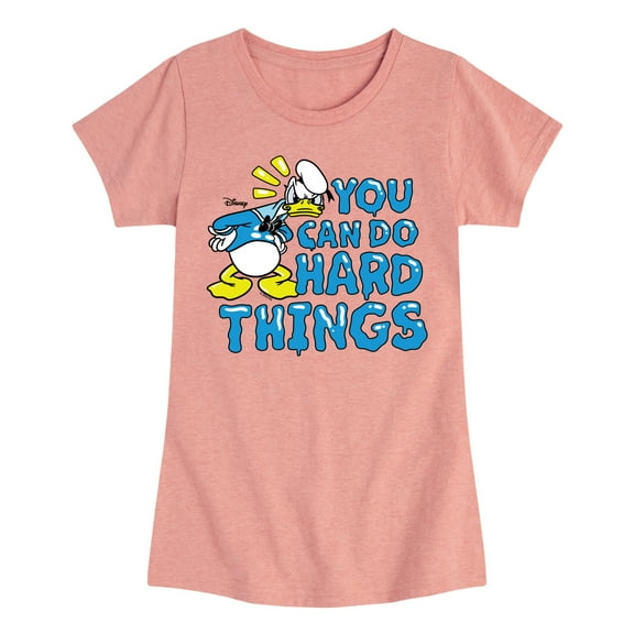 Disney - You Can Do Hard Things - Youth Girls Short Sleeve Graphic T-Shirt
