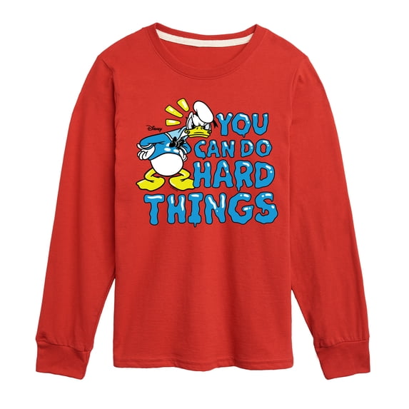 Disney - You Can Do Hard Things Long Sleeve Graphic T-Shirt