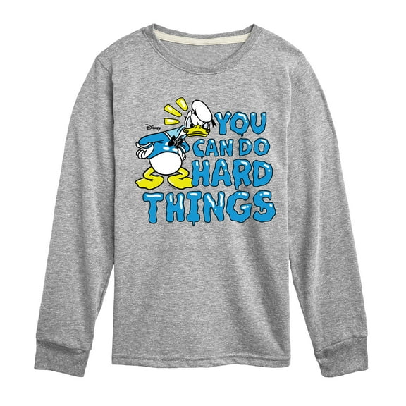 Disney - You Can Do Hard Things - Youth Long Sleeve Graphic T-Shirt