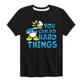 thumbnail image 1 of Disney - You Can Do Hard Things - Youth Short Sleeve Graphic T-Shirt, 1 of 5