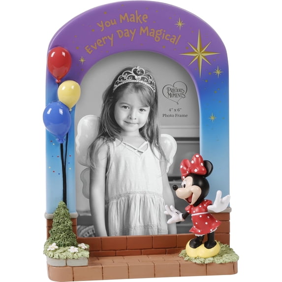 Disney You Make Every Day Magical Minnie Mouse Precious Moments Photo Frame, Count 1