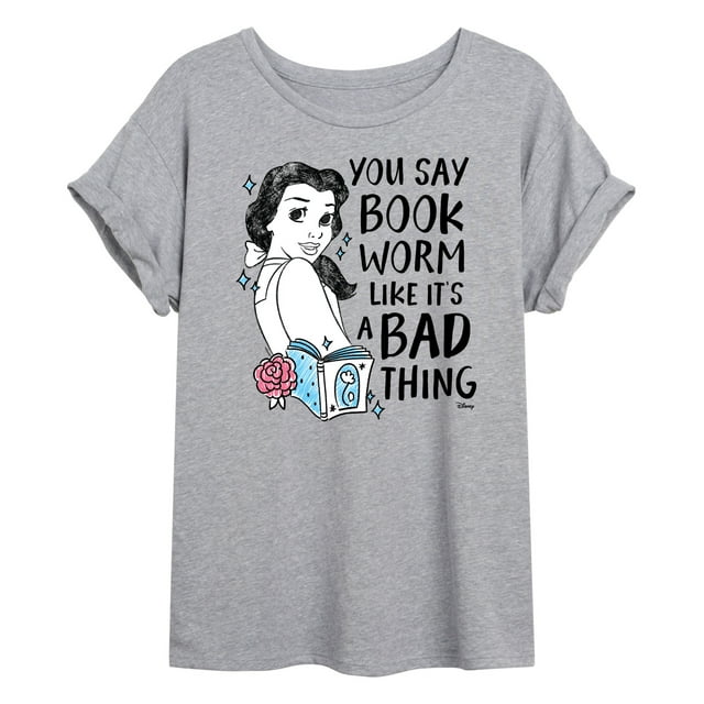 Disney You Say Bookworm Like Its A Bad Thing Juniors Ideal Flowy Muscle TShirt