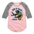 thumbnail image 1 of Disney - Your Own Pace - Toddler & Youth Girls Raglan Graphic T-Shirt, 1 of 4