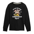 thumbnail image 1 of Disney - Mickey and Minnie You're The Best Christms Gift - Toddler & Youth Long Sleeve Graphic T-Shirt, 1 of 5