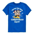 thumbnail image 1 of Disney - Mickey and Minnie You're The Best Christms Gift - Toddler & Youth Short Sleeve Graphic T-Shirt, 1 of 4