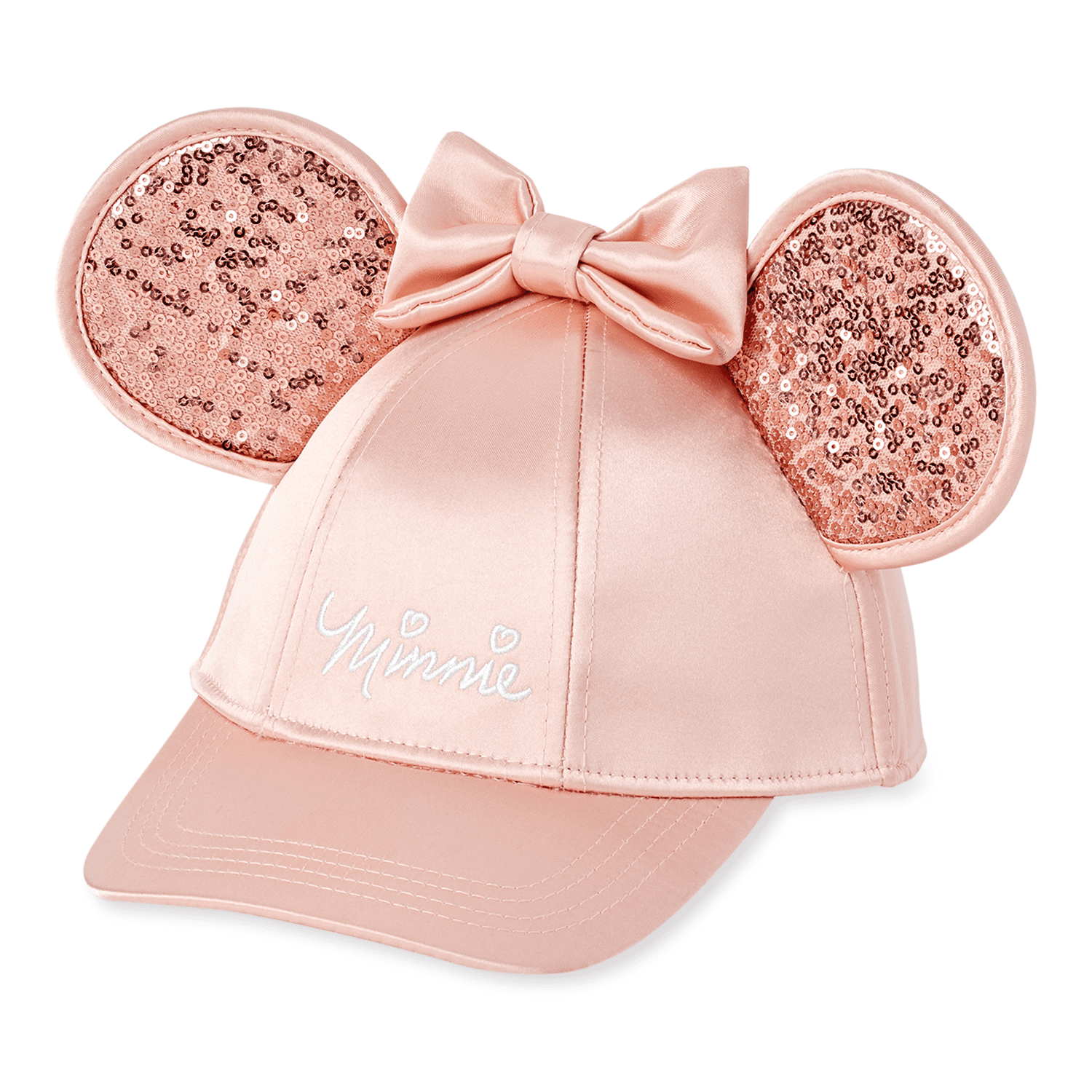 Disney Minnie Youth Rose Gold Ear Hat, (Girl's)
