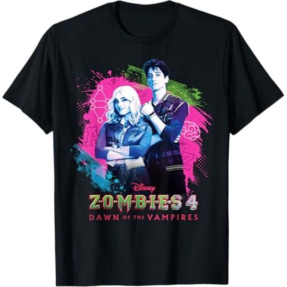 Disney ZOMBIES 4 Dawn Of The Vampires Movie Zed Addison T-Shirt
