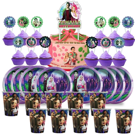 Zombie Birthday Cups Party Supplies Plates Decorations Cake Topper Decor