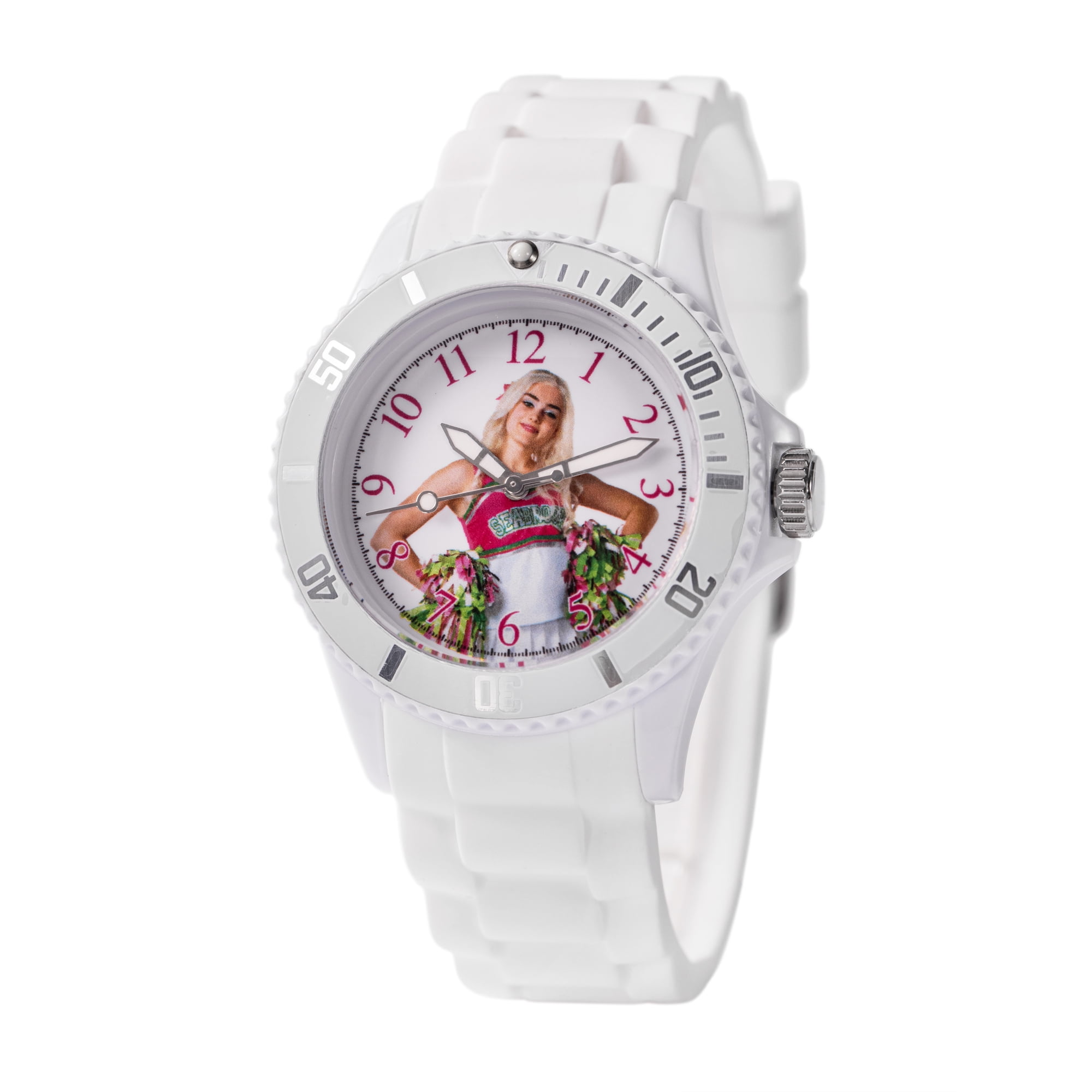 Disney Zombies 2 Addison Women s White Plastic Watch 1 Pack